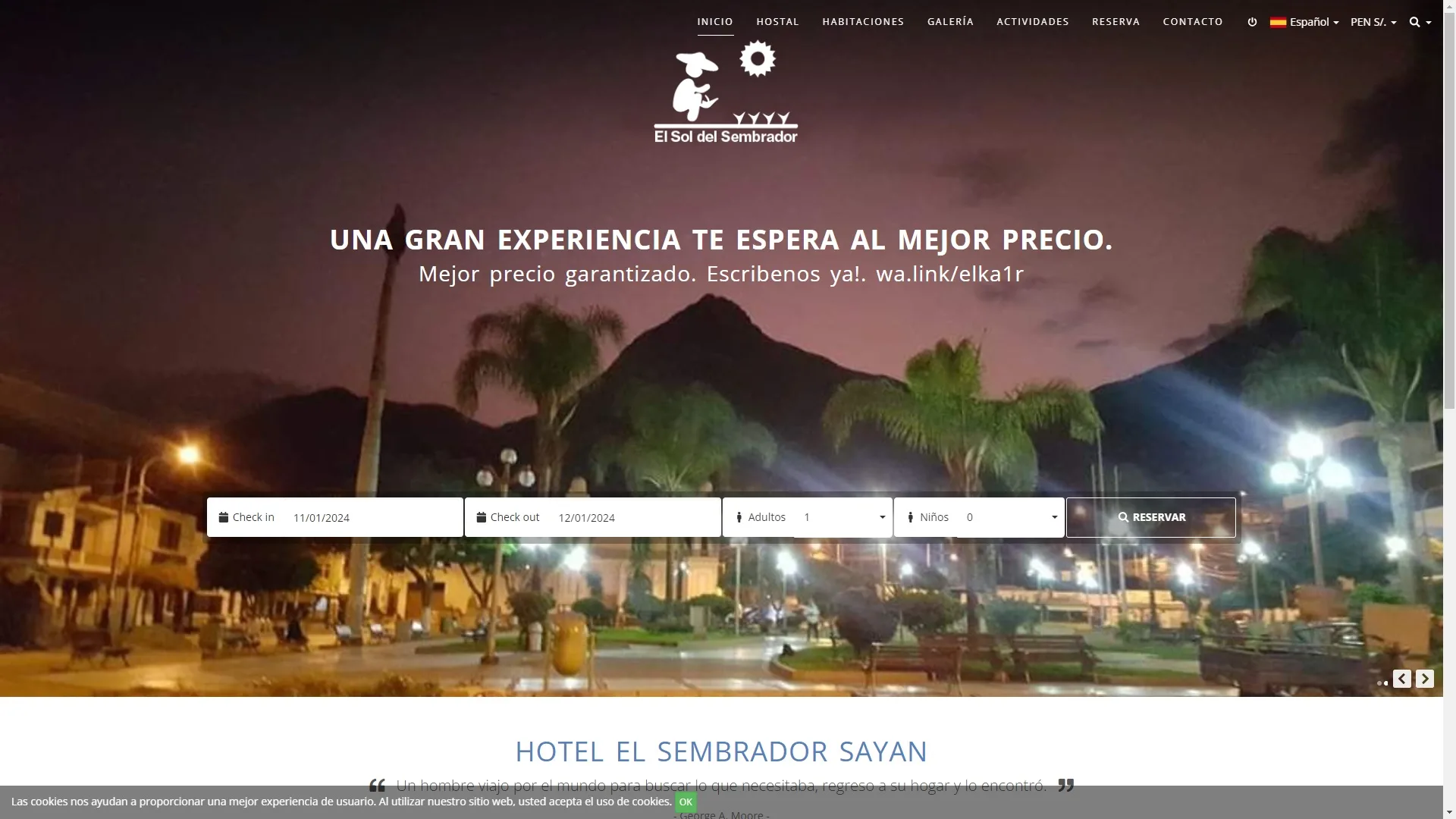 Hotel el Sembrador Sayan